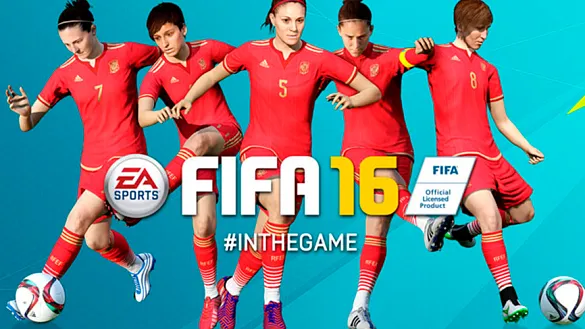 La Seleccion española femenina en el FIFA