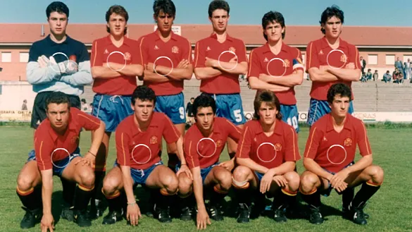 Selección española sub-16 en 1988