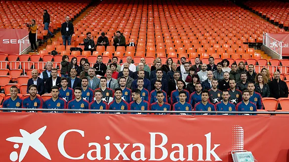 Los jugadores de la Selección han mostrado su apoyo a AFE en Valencia