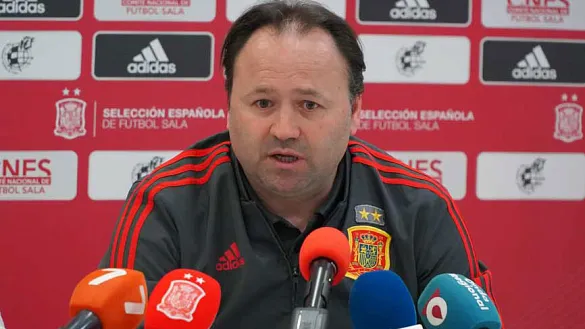 Fede Vidal, durante la rueda de prensa.