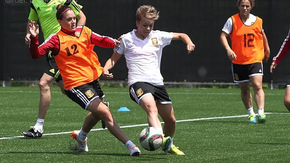 Foto entrenamiento post-partido Costa Rica