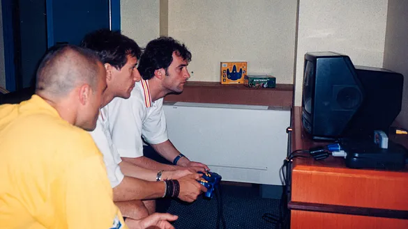 Momento en la concentración de Francia 1998