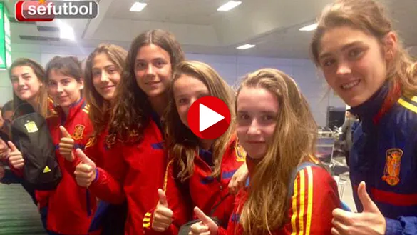 Las internacionales Sub-17 volaron de Madrid a Reikiavik para disputar el Campeonato de Europa