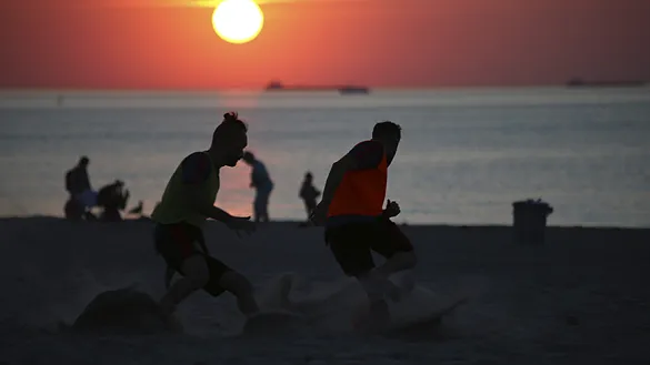 GALERÍA | España ya se ejercita en la arena de Alemania