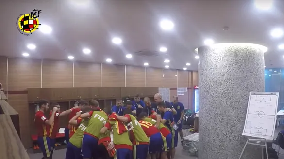 VÍDEO | ¡No te pierdas las imágenes del vestuario de la Sub-17!