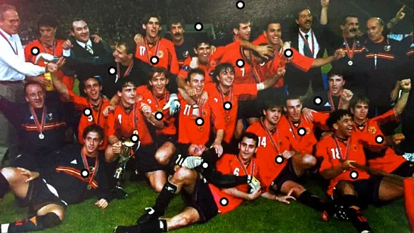 Los campeones Sub-21 de 1998