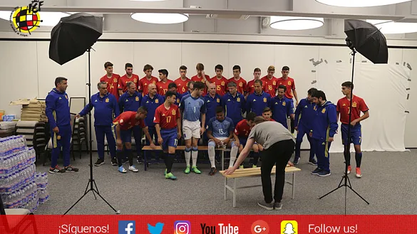 VÍDEO | ¡No te pierdas la sesión de fotos de UEFA con nuestros internacionales!