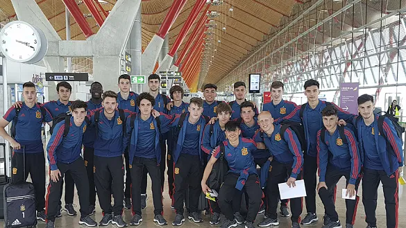 La selección sub-17 ya se encuentra en Inglaterra