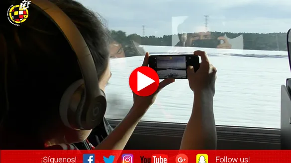 Viaje de la Selección Española Femenina hacia Valencia