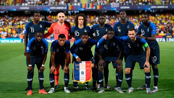 Once inicial de la selección francesa