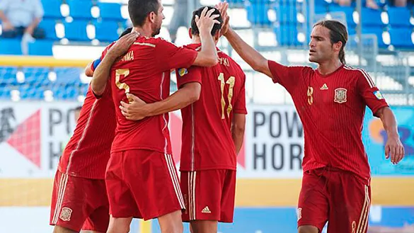 La Selección española de fútbol playa