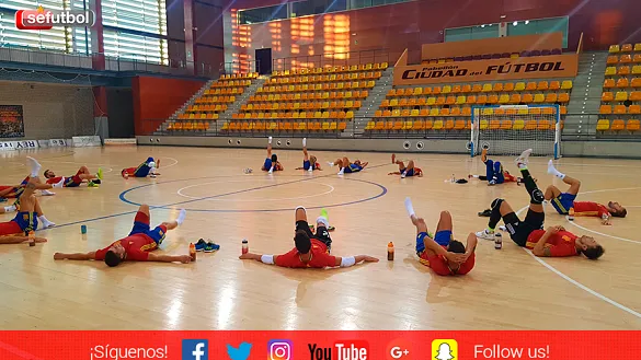 La Selección de Fútbol Sala absoluta ya piensa en Colombia