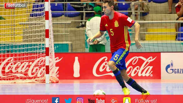 Jesús Nazaret Aicardo, jugador de la Selección Española de Fútbol Sala