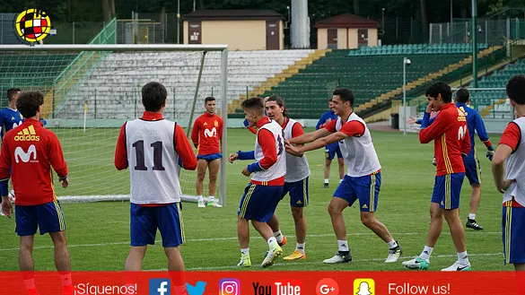 La Selección española Sub-21 se entrena en Polonia