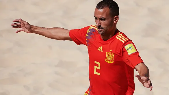 Rudian Dris celebra un gol