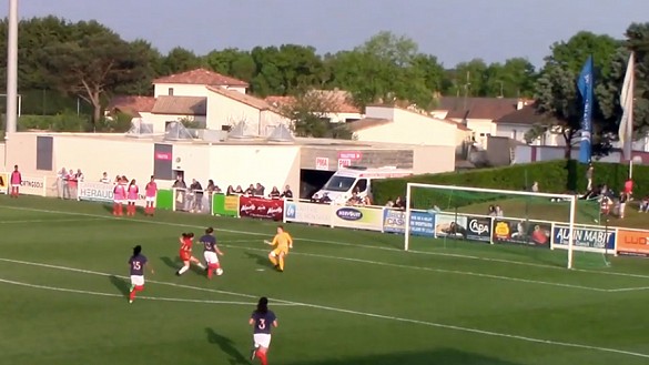 Jone Amezaga anotó el gol del empate ante Francia