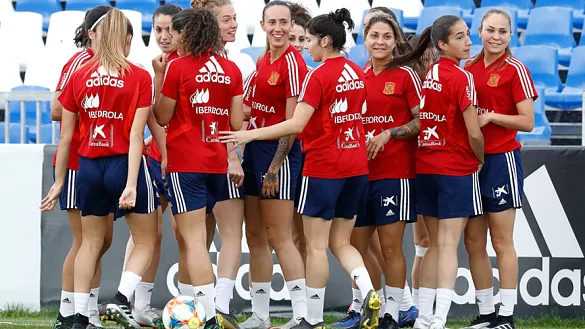 Las jugadoras de la Selección española se entrenan en Guadalajara