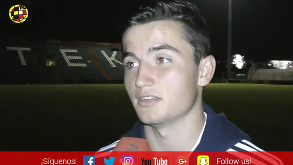 Hugo Guillamón: "En el penalti he aguantado al portero y finalmente lo he lanzado raso a un lado" 