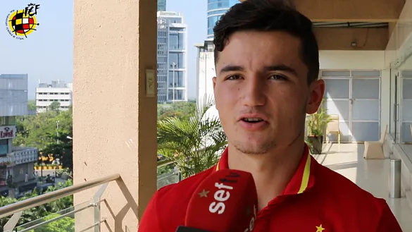 Hugo Guillamón: "Estamos muy motivados de cara a este partido. Sabemos lo que nos jugamos"