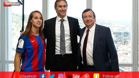 Julen Lopetegui apoya la Iberdrola Primera División Femenina RFEF
