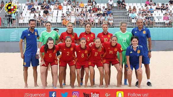 Selección Española en Nazaré