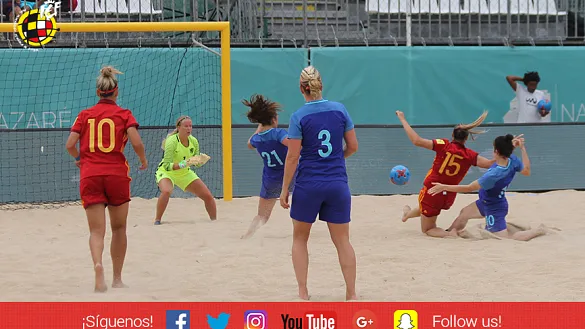 Selección Española en Nazaré