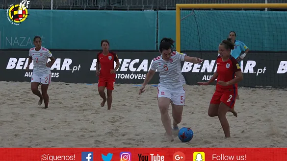España vs Inglaterra en Nazaré