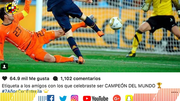 ¡Aquí tienes las 5 fotos con más like en el Instagram de la Sefutbol!