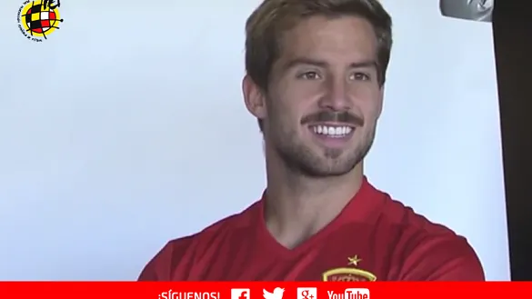 Así ha sido el posado de los internacionales absoluto Íñigo Martínez y José Callejón