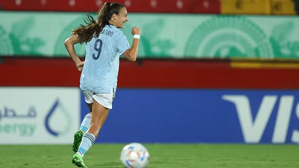Inma Gabarro celebra su hat-trick