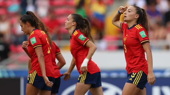 Inma Gabarro celebra su quinto gol