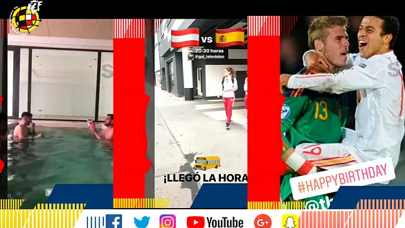 ¡Nos colamos en las stories de varios de nuestros internacionales!