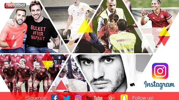 Estos son los instagrams de varios de nuestros internacionales absolutos y de categorías inferiores