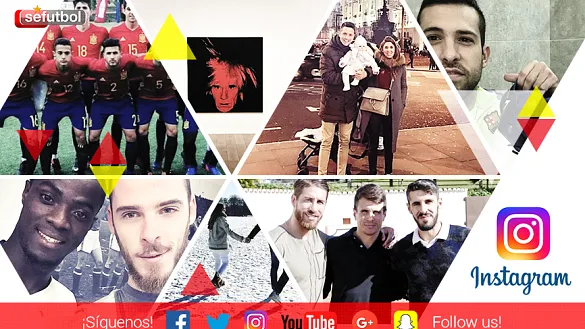 Aquí tienes 7 instagram de nuestros internacionales que no te puedes perder