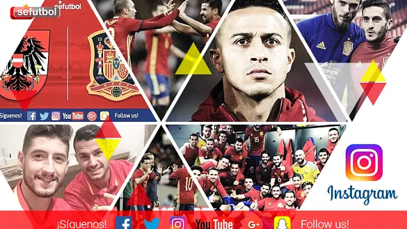 Así ha sido la semana de varios de nuestros internacionales en instagram