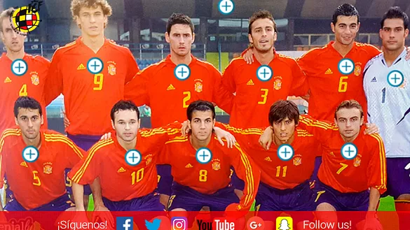 Foto Interactiva | ¿Conoces a estos internacionales que jugaron en la Sub-21 en el año 2005?