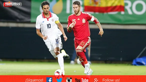 Sergio Ramos ante Costa Rica