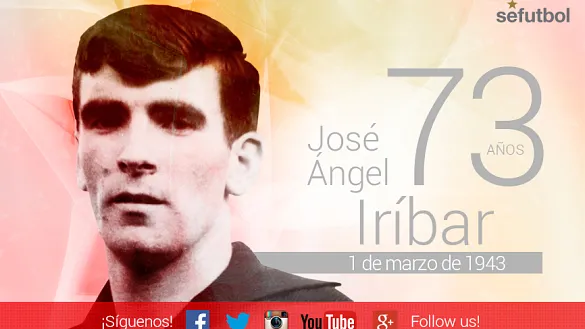 José Ángel Iribar. Campeón de la Eurocopa del 64' con la Selección Española