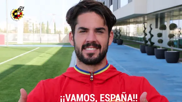 Isco anima a llenar el Estadio de La Rosaleda para el España-Costa Rica