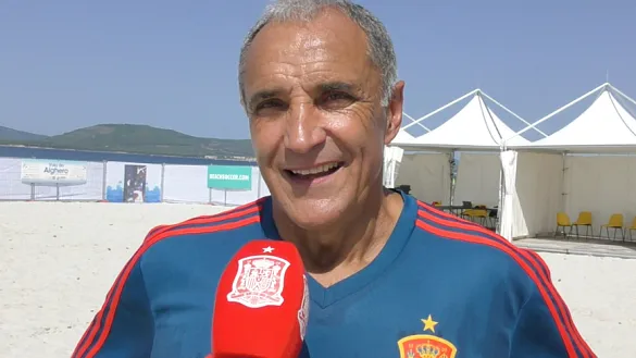 Joaquín Alonso, seleccionador nacional de Fútbol Playa