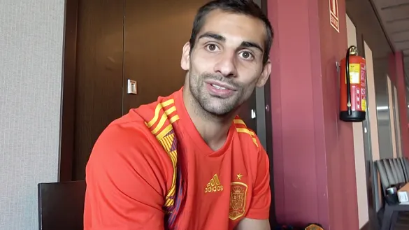 Jonny Castro Otto en plena concentración del combinado nacional
