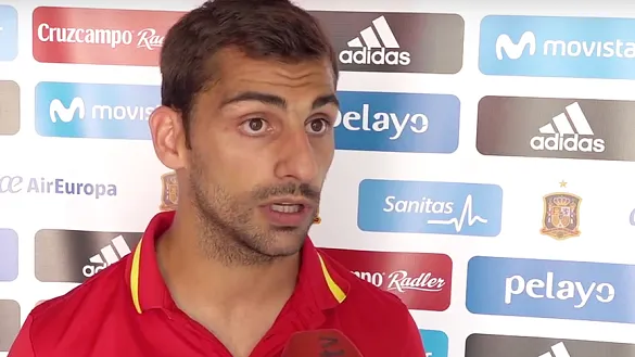 Jony Castro, durante la entrevista con SEFUTBOL en Las Rozas