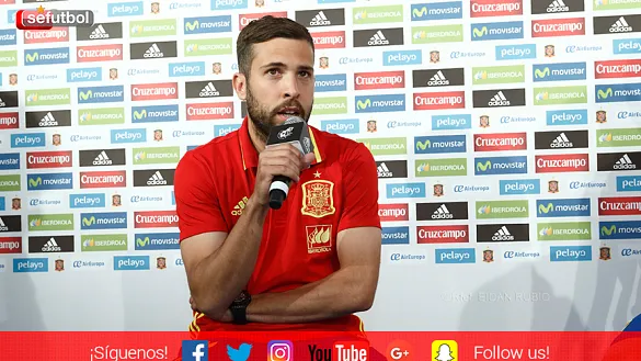 Jordi Alba: "Creo que estamos en el grupo más difícil de la Eurocopa"