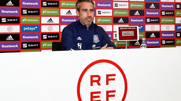 Jorge Vilda, seleccionador nacional femenino, comparece en rueda de prensa