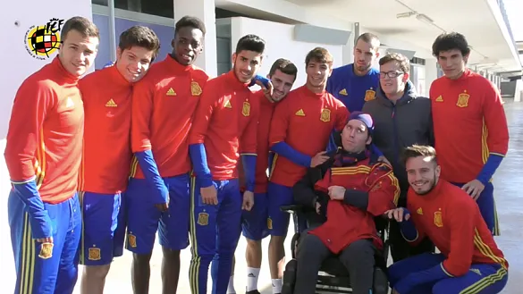 VÍDEO | La Selección española Sub-21 cumple el sueño de Jorge