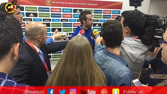 Jorge Vilda: "Estoy satisfecho porque he visto lo que estábamos buscando"