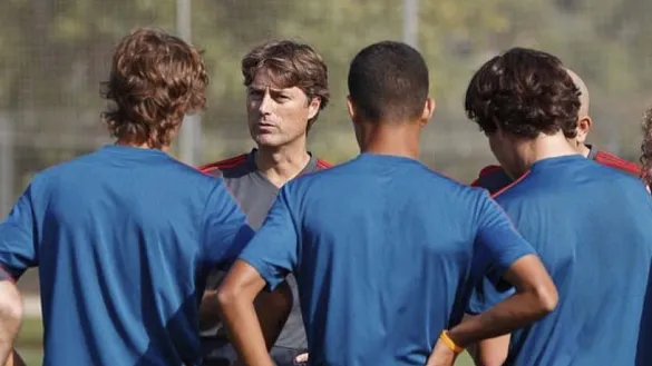 Julen Guerrero, un objetivo con la Sub-15: "Humildad y Formar personas"