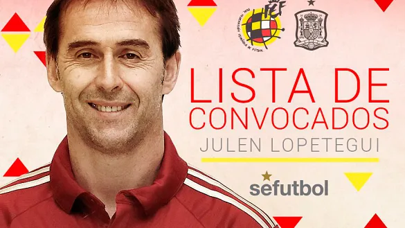 Hoy a las 12:30 nuestro Seleccionador, Julen Lopetegui, dará la lista de convocados para los partidos de Albania e Israel