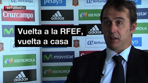 Julen Lopetegui en la Selección