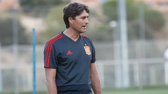Julen Guerrero durante un entrenamiento